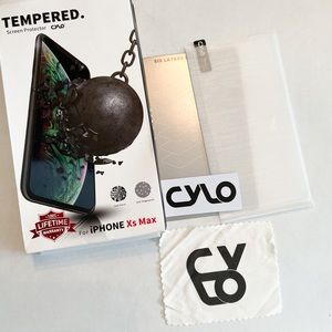 CYLO iPhone XS Max TEMPERED Screen Protector